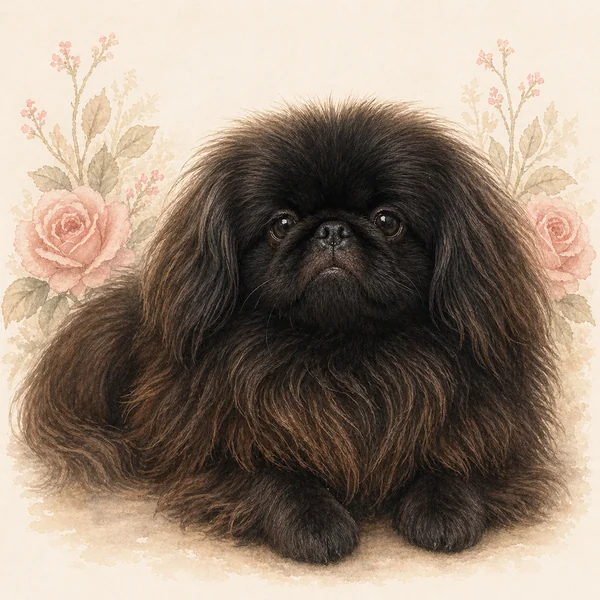 Truffle — Pekingese illustration